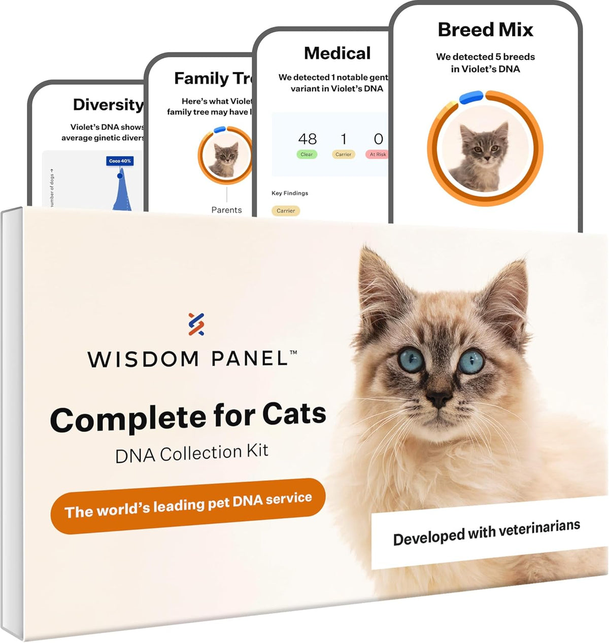 Wisdom Panel Complete: Comprehensive Cat DNA Test kit