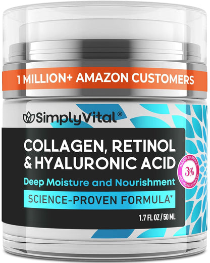 Simply Vital Anti-Aging Face Moisturizer with Retinol