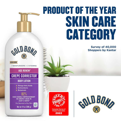 Gold Bond Age Renew Crepe Corrector Body Lotion