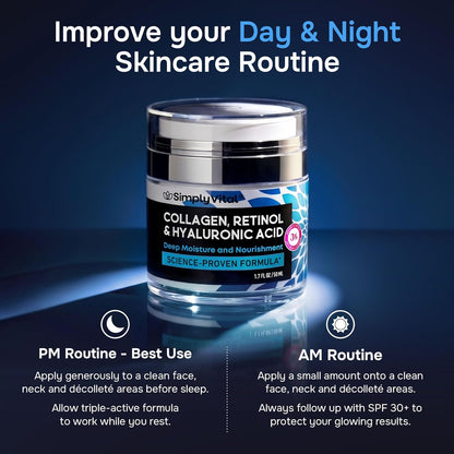 Simply Vital Anti-Aging Face Moisturizer with Retinol