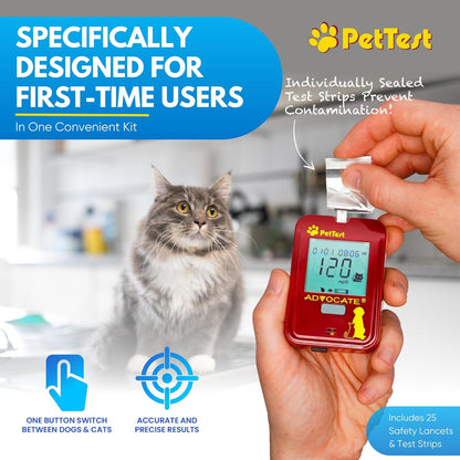 PetTest Beginner Glucose Monitoring Kit