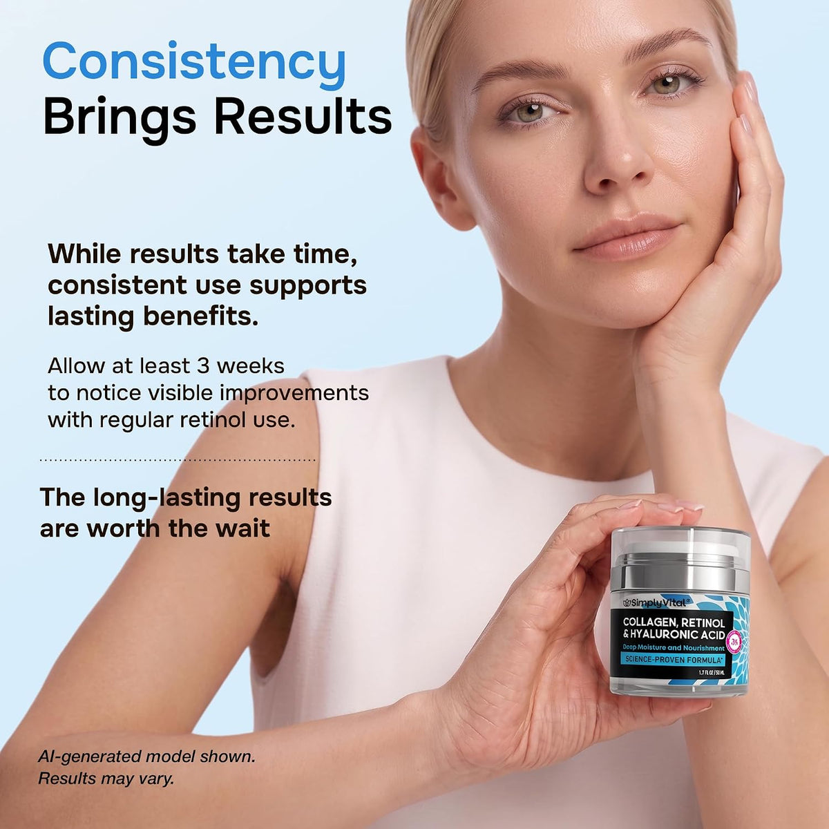 Simply Vital Anti-Aging Face Moisturizer with Retinol