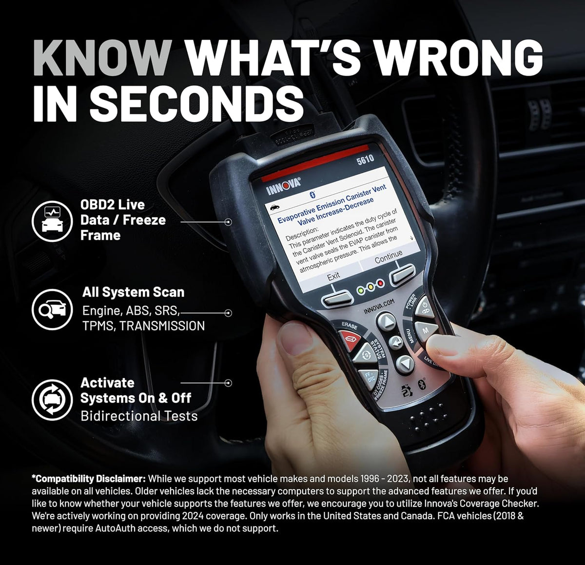 Innova 5610 OBD2 Bidirectional Scan Tool