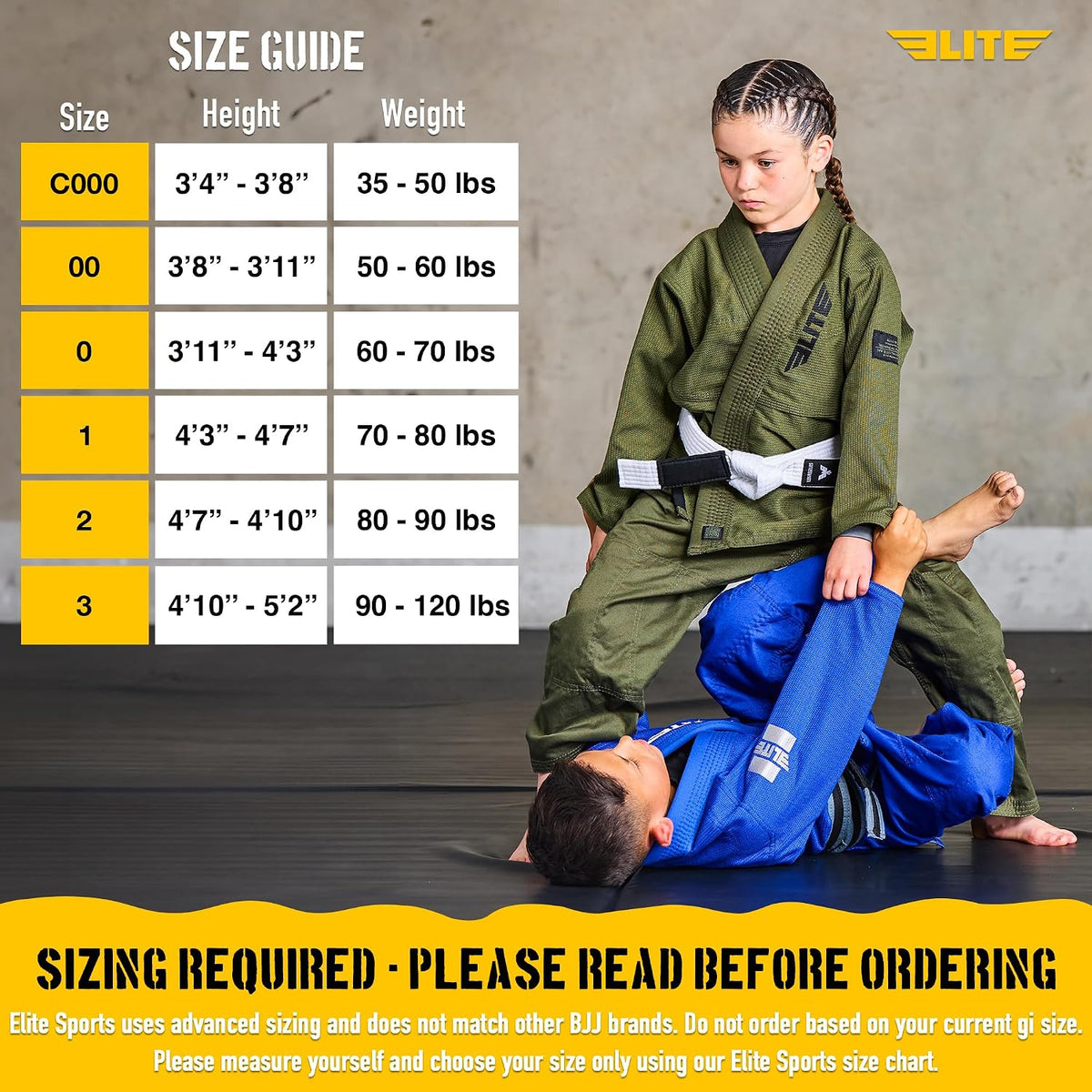 Elite Sports IBJJF Ultra Light BJJ Brazilian Jiu Jitsu Gi
