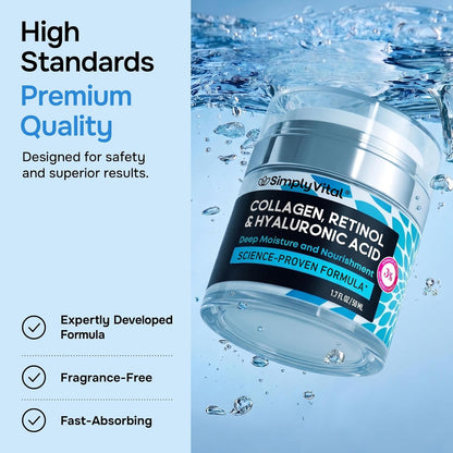 Simply Vital Anti-Aging Face Moisturizer with Retinol