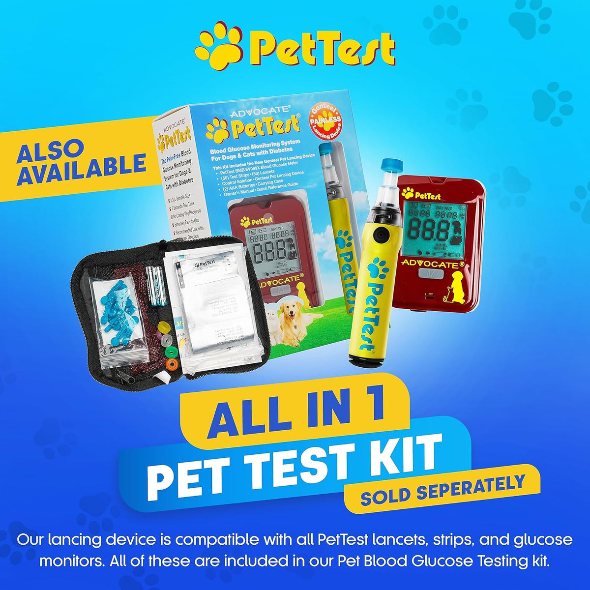 PetTest Genteel Pet Blood Sugar Monitoring